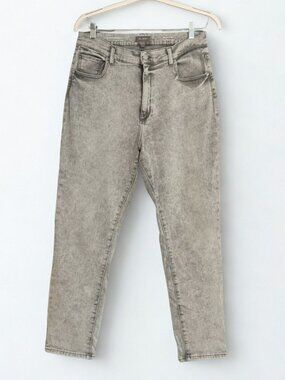 DL1961 Bella Slim High Rise Vintage Grey Acid Wash Jeans Sz 32